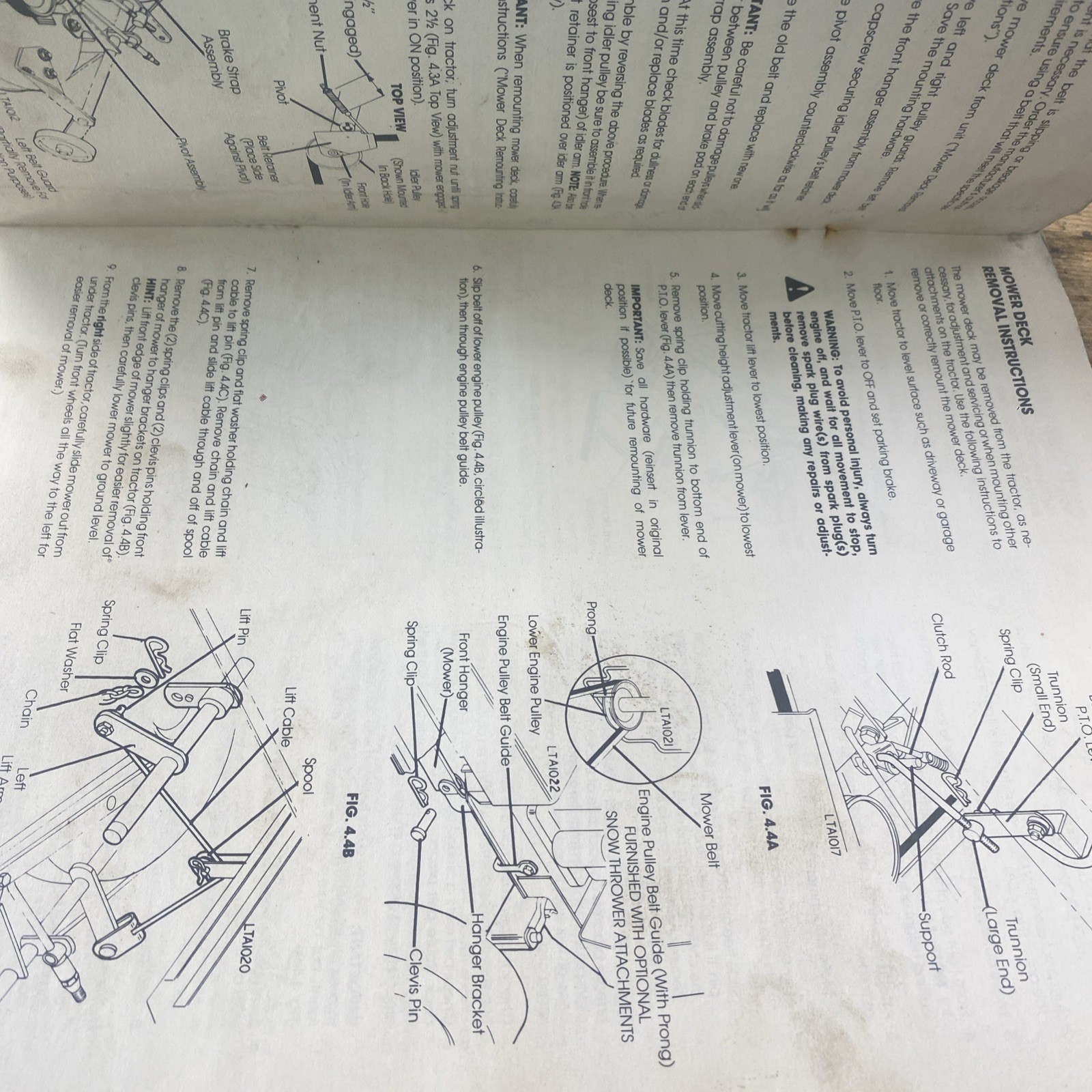Ford 38″ Mower Attachment Model 09GN3697 Operator’s Manual Tractor Guide