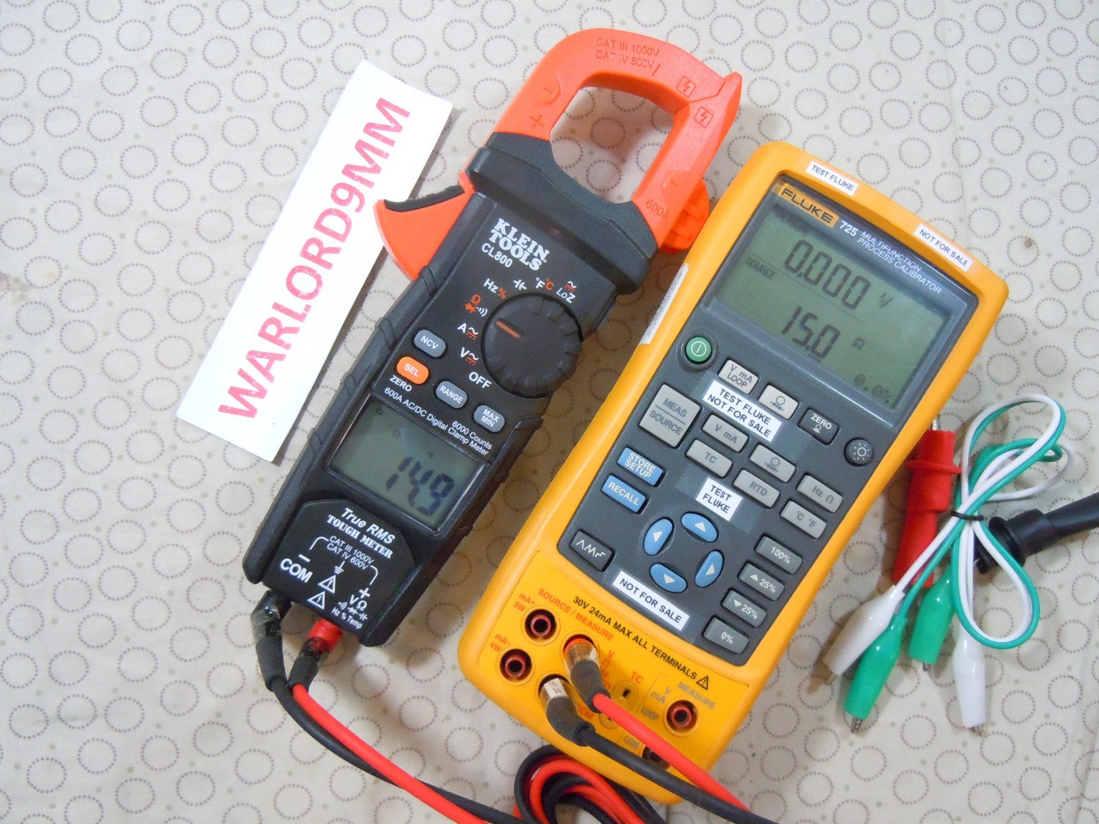 KLEIN TOOLS CL800 TRMS CLAMP METER WITH ACCESSORIES – 0208259.