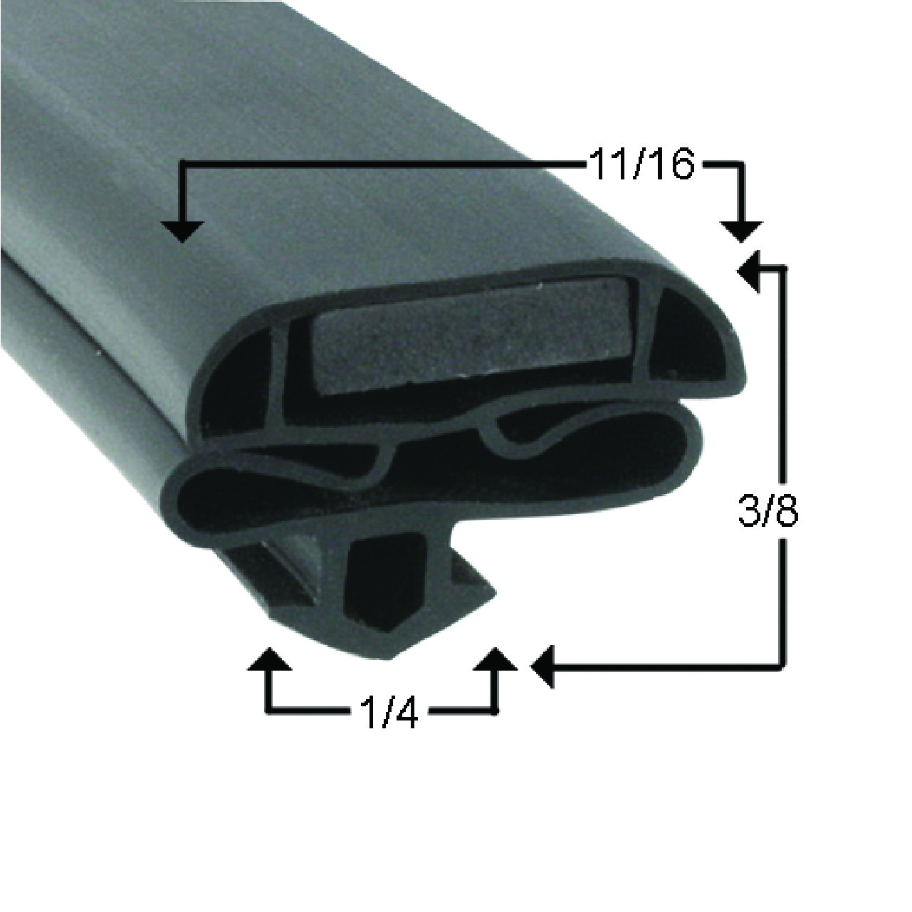 Mavrik 28 7/8 in x 76 7/8 in Door Gasket