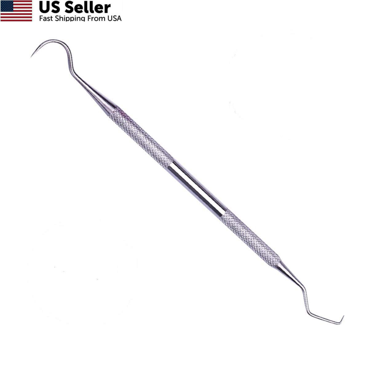Professional Dental Scraper Tool Stainless Steel Dentist Pick Teeth Cleaner USA