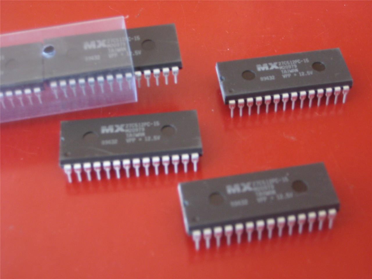 MACRONIX MX27C512PC-15 512K-BIT 64X8 CMOS EPROM 27C512 ( Qty 3 ) *** NEW ***