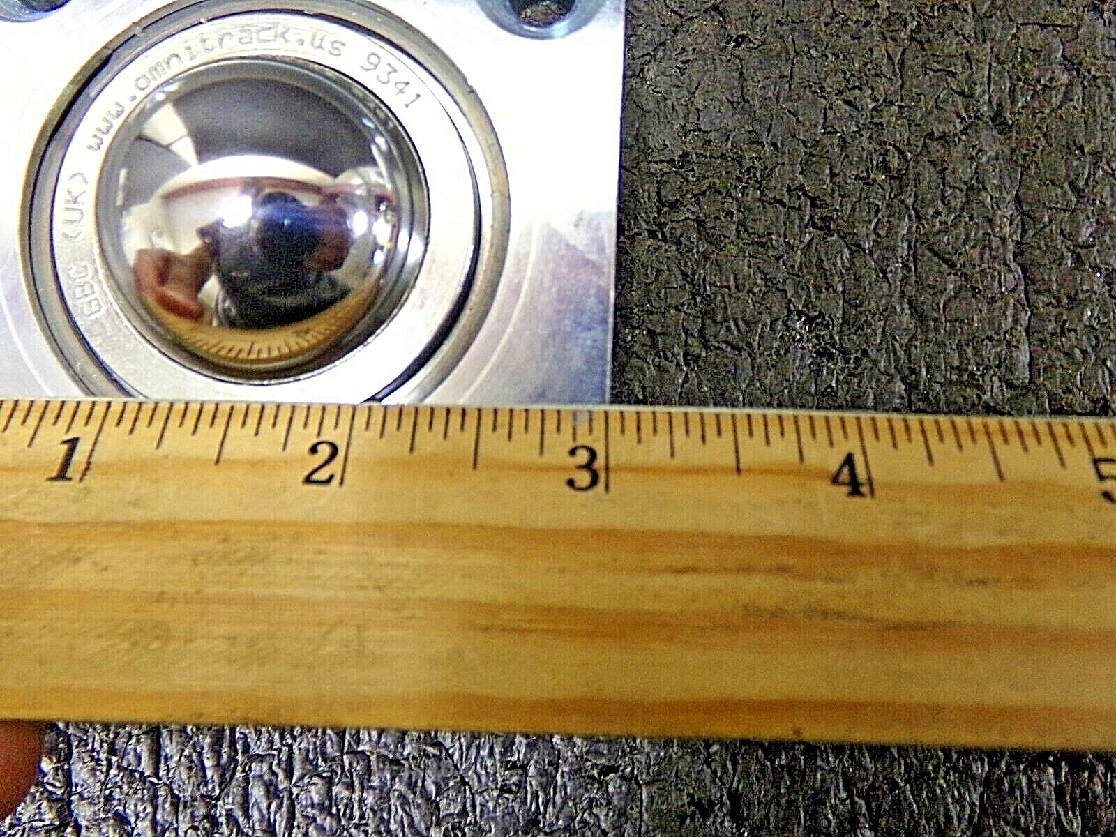 Omnitrack 1-1/2 Inch Diameter, Square, Chrome Steel Ball Transfer(DC)