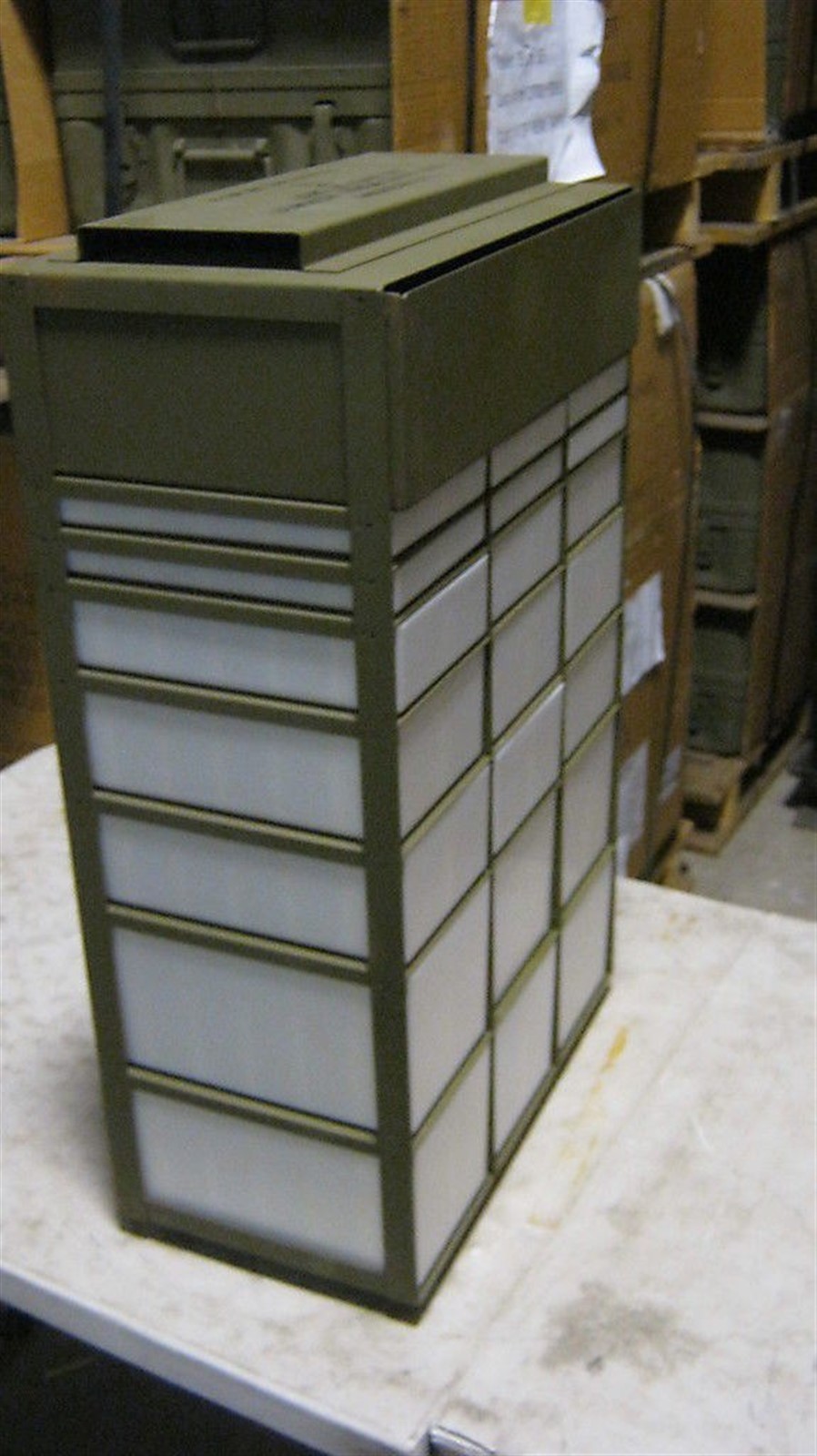 32x20x11 Case 22 Drawer Insert Unit for Aluminum Military Medical Supply Chest