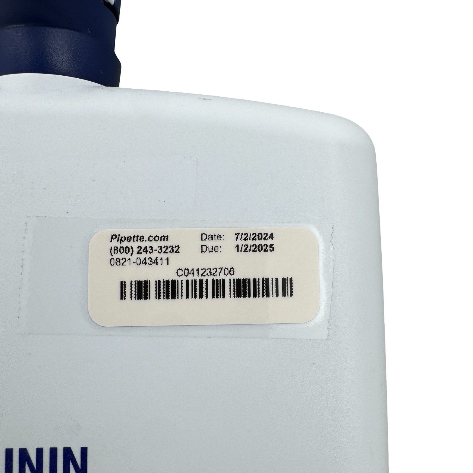 Rainin E4 XLS 8-Channel 100-1200µL LTS Electronic Pipette Calibrated 07/2024