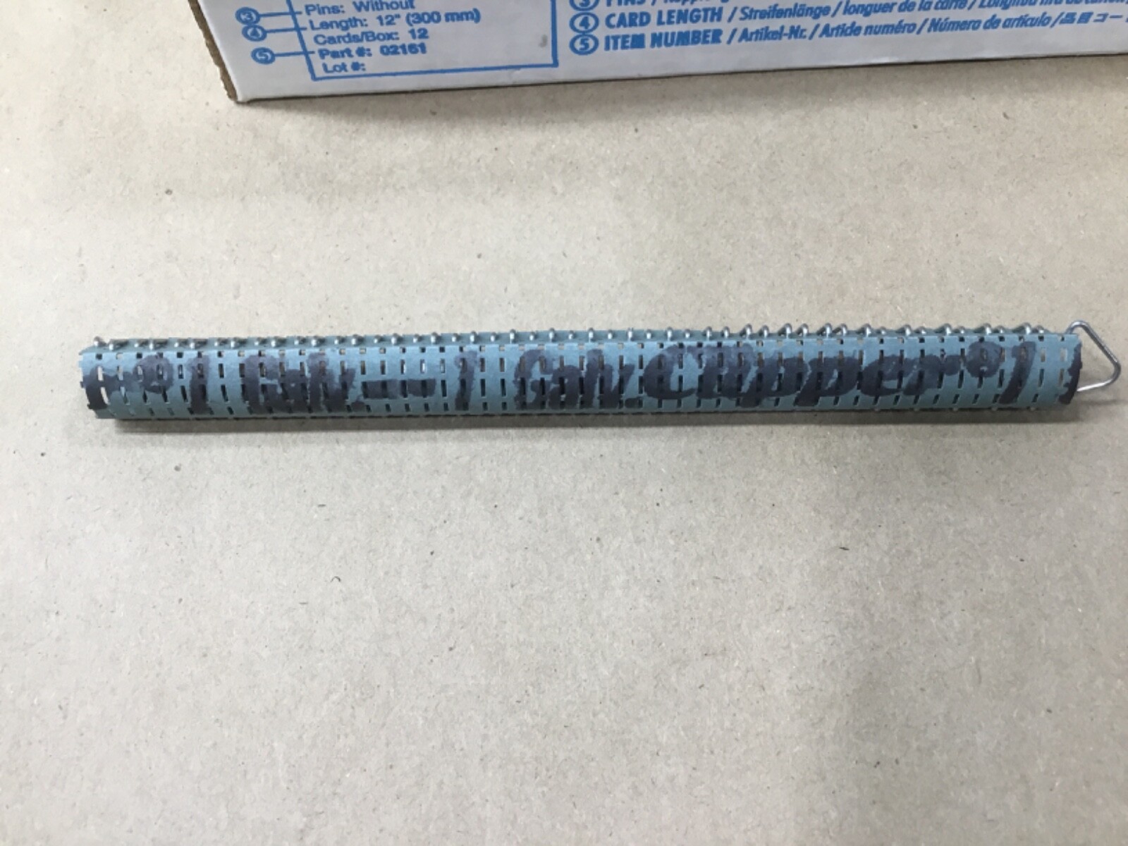 Box Of 24 Clipper C1G6 Belt Fasteners 6″ Without Pins 02072 Galvanized #20G86RM