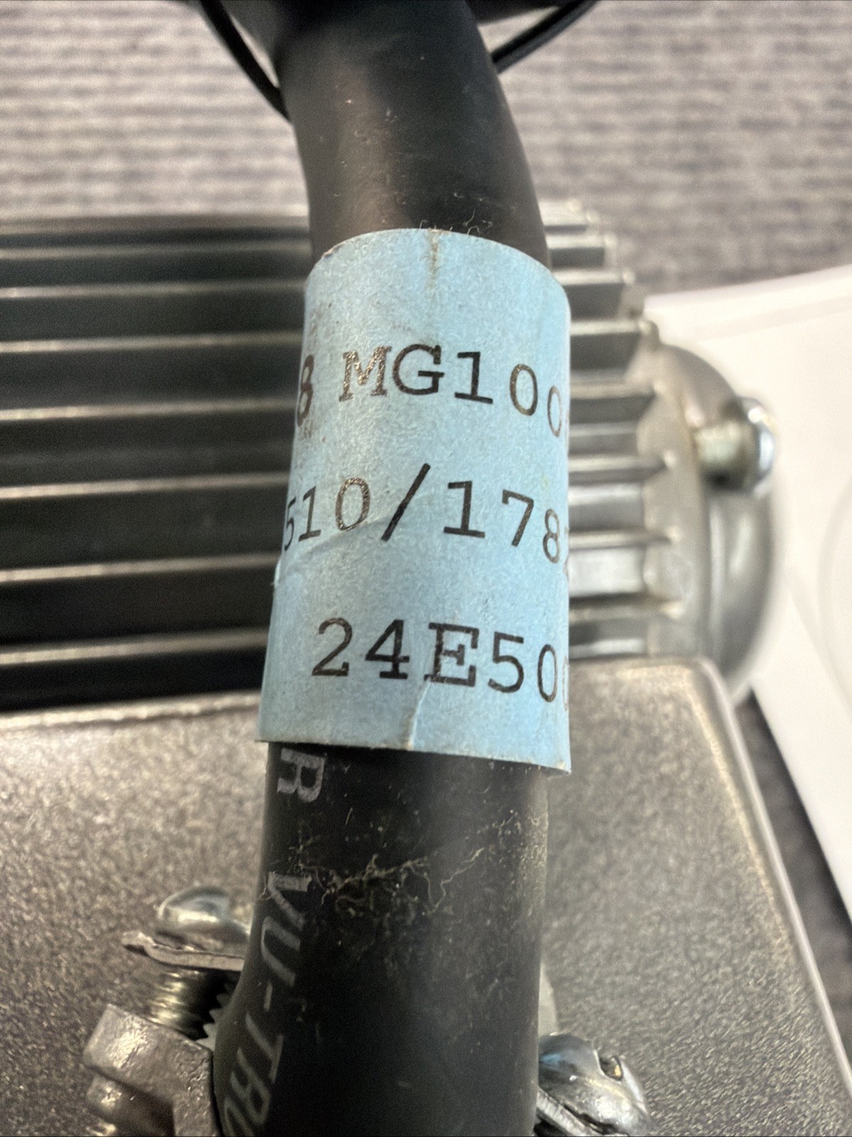 Baldor 2416c 21-24 RPM 110/120v .04hp Gear Motor cap=7mfd 60:1 TE B1006281235