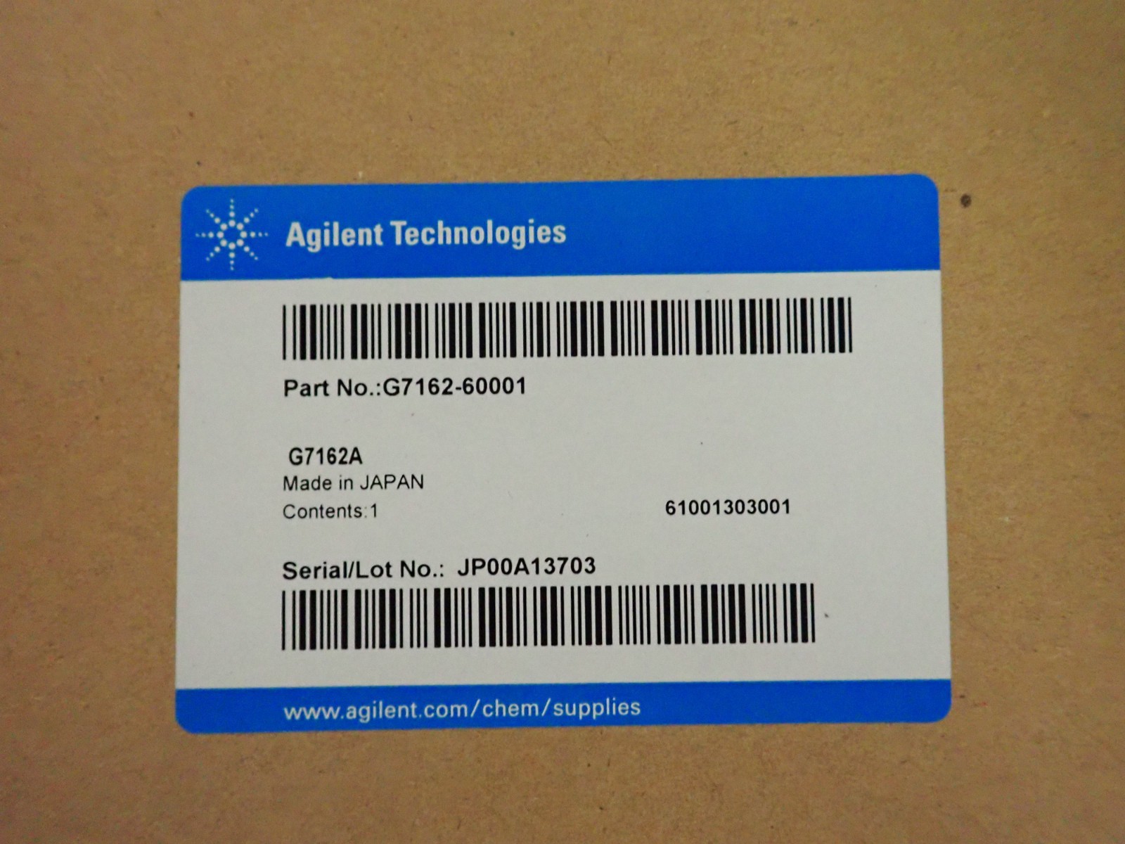 Agilent Technologies G7162-60001 RID Infinity II Optical Unit for G7162A