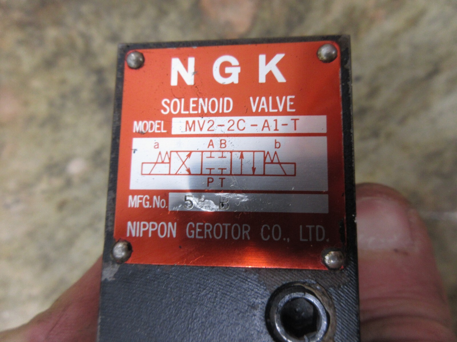 NIPPON GEROTOR NGK SOLENOID VALVE MV2-2C-A1-T
