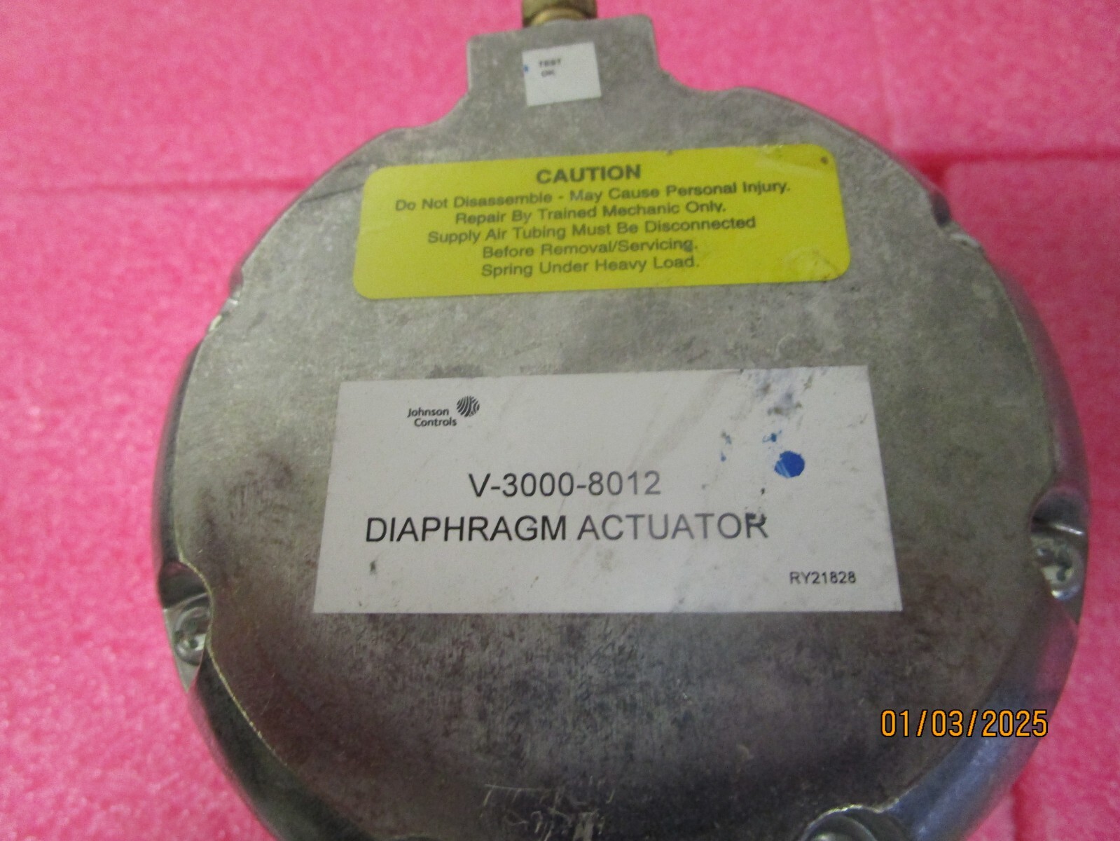Johnson Controls V-3000-8012 Pneumatic Valve Diaphragm Actuator