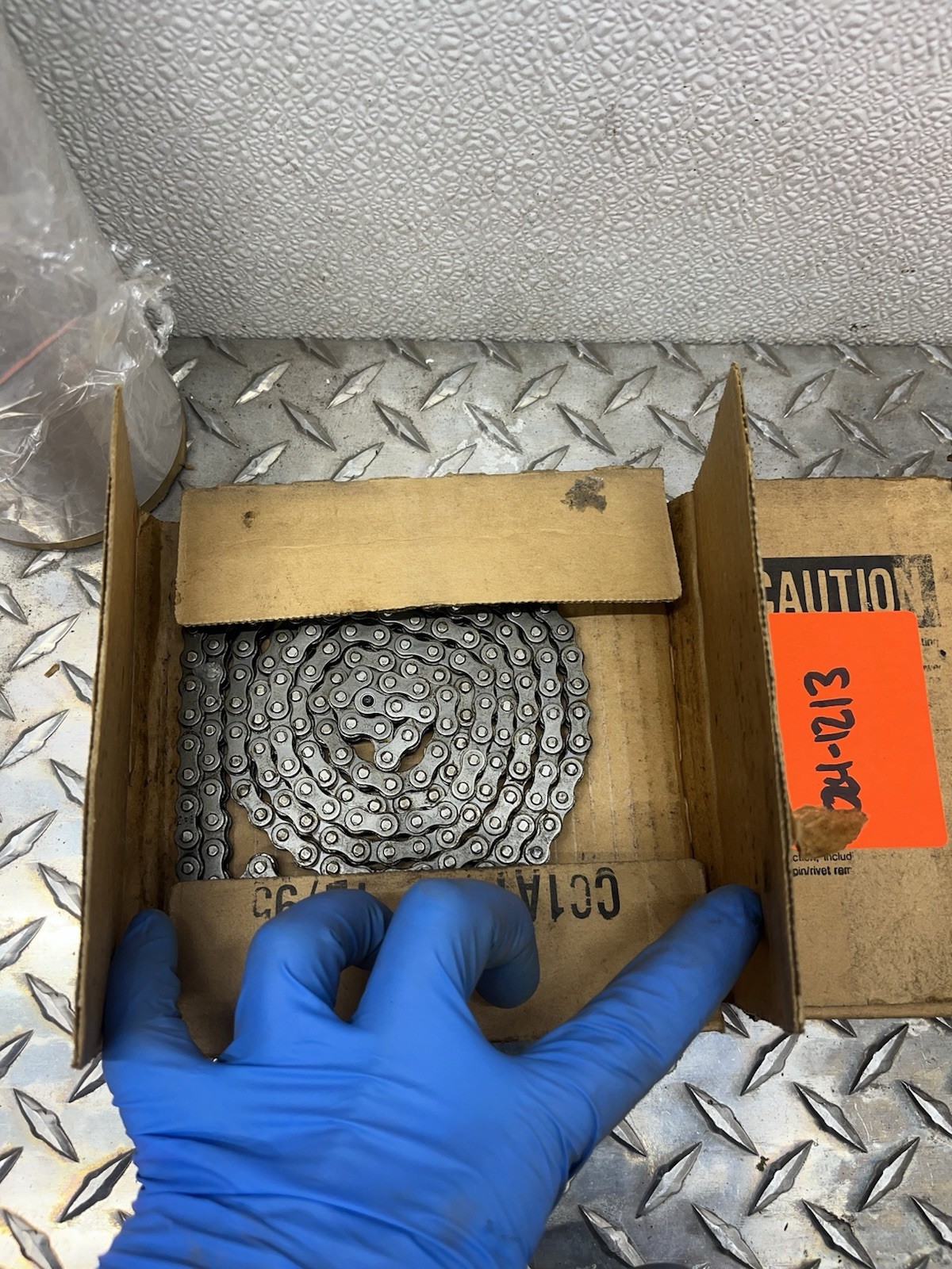 1 BOX Link-Belt R35R10BX Riveted Roller Chain 10 Ft Length USA 320 PITCHES