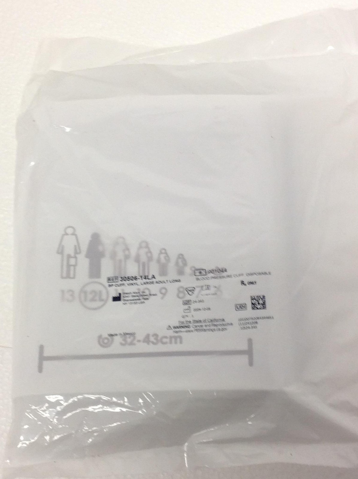NEW 20x Welch Allyn Blood Pressure Cuff Vinyl LARGE Adult 32-43cm FREE SHIPPING