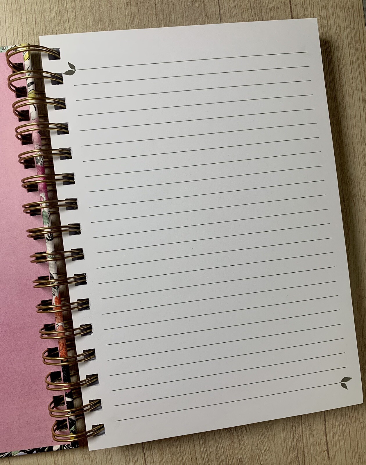 Punch Studio Journal Notebook Diary 250 Lined Pages Hardcover Double Spiral Gift