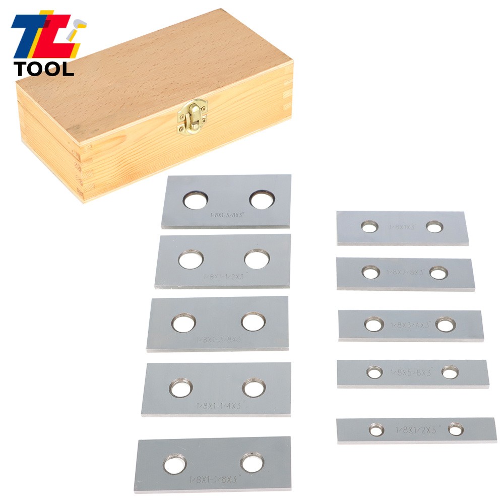 10 Pair 1/8×3 Precision Parallel Block Set Hardened Gage Gauge Tool Set .0002