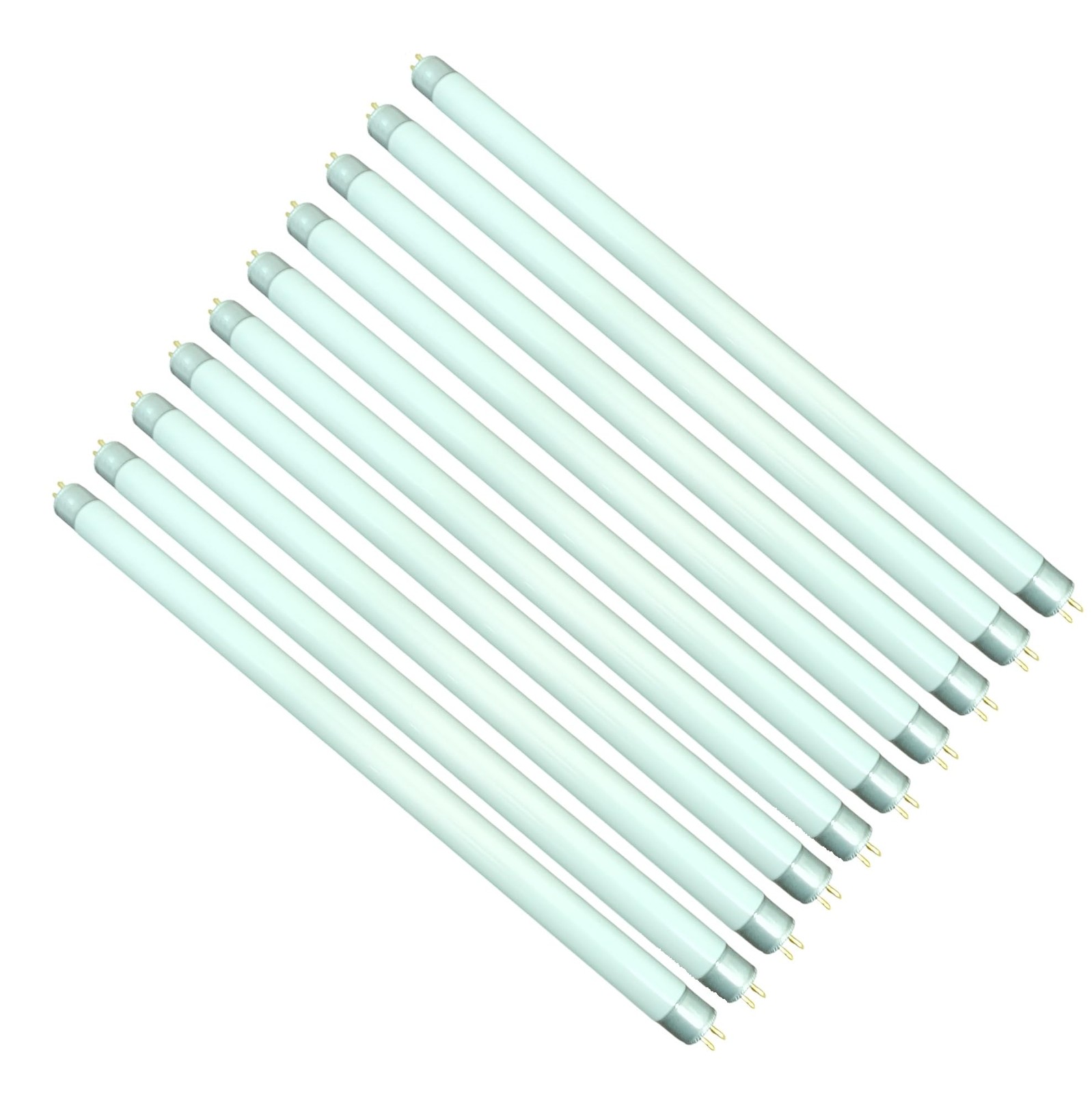 OCS Parts 10-Pack F8T5-CW 12-Inch Fluorescent Tube Lights 8 Watt Mini G5 Bi-Pin
