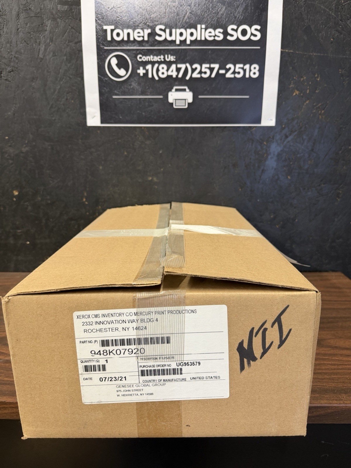 Xerox 948K07920 Versant 80 180 2100 3100 Fuser Stand Assembly Genuine New