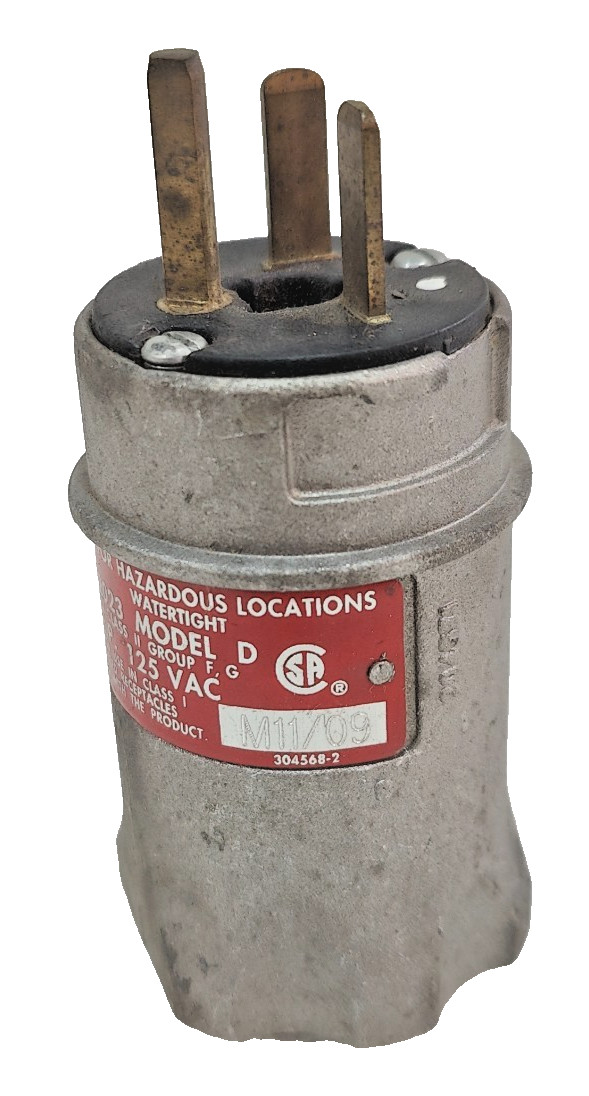 *NEW IN BOX* Appleton ECP2023 Model F Hazardous Location Plug 20A 125VAC