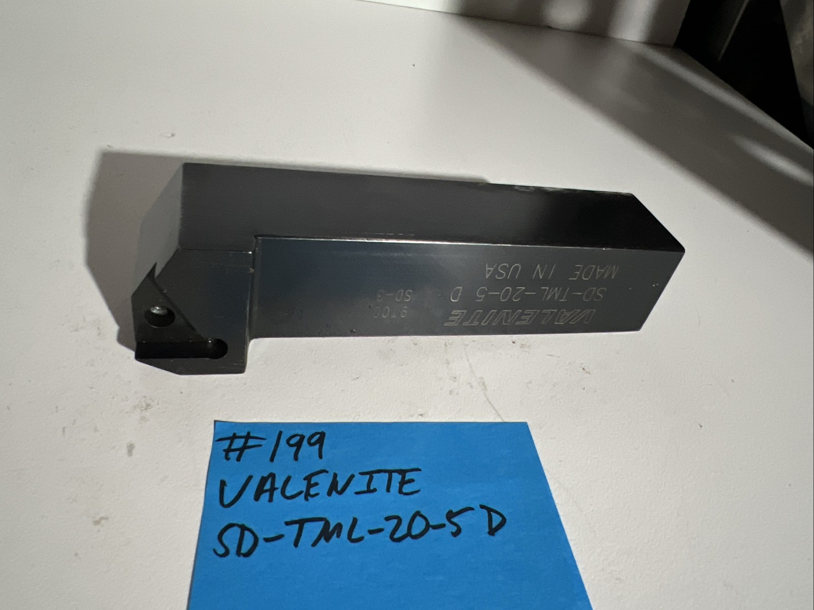 valenite SD-TML-20-5D Indexible Carbide Lathe Toolholder 6”OAL 1.25”Shank Turnin
