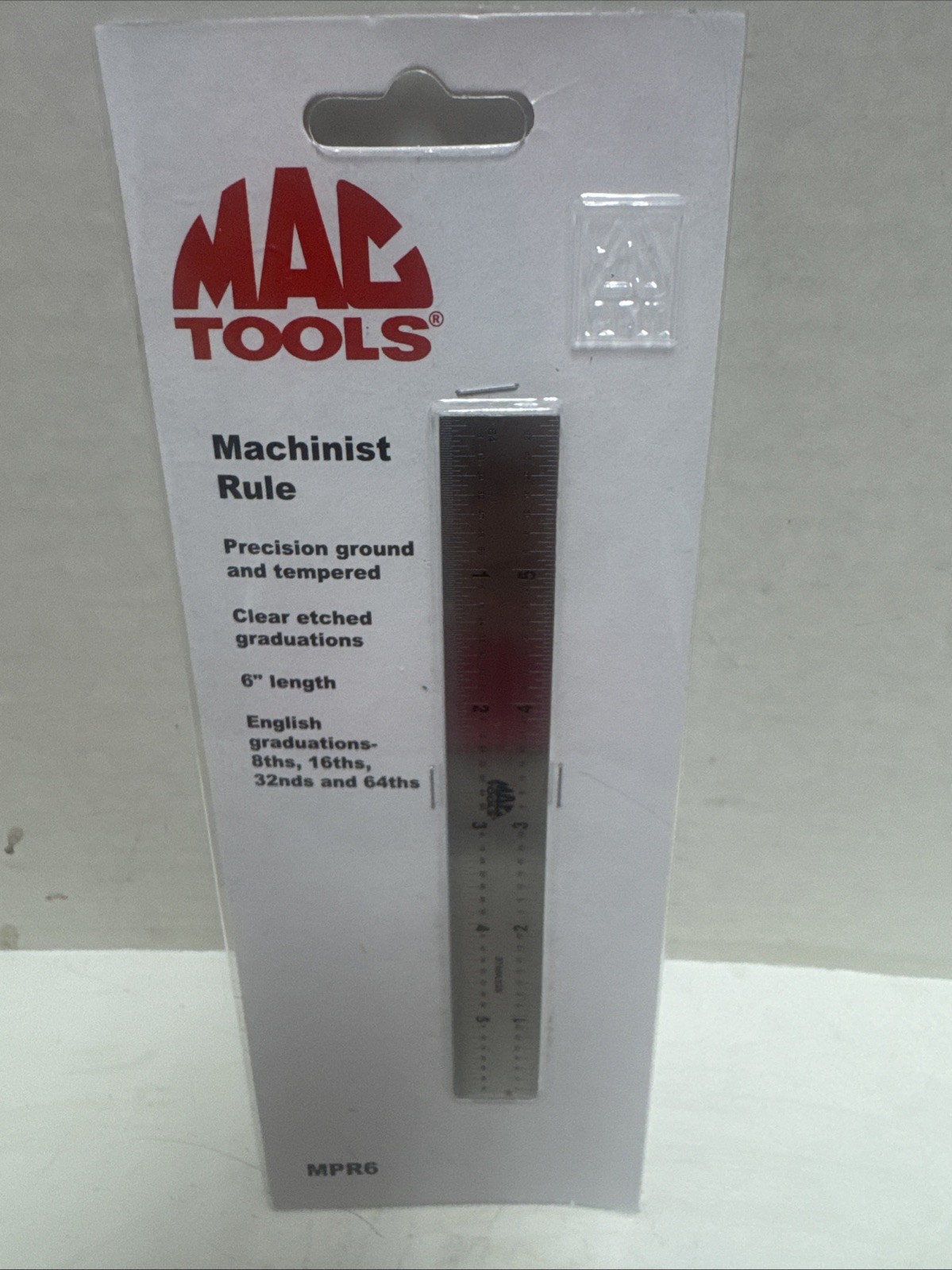 MAG TOOLS 6″ Stainless Steel Machinist Ruler Precision Measuring Tool MPR6 New