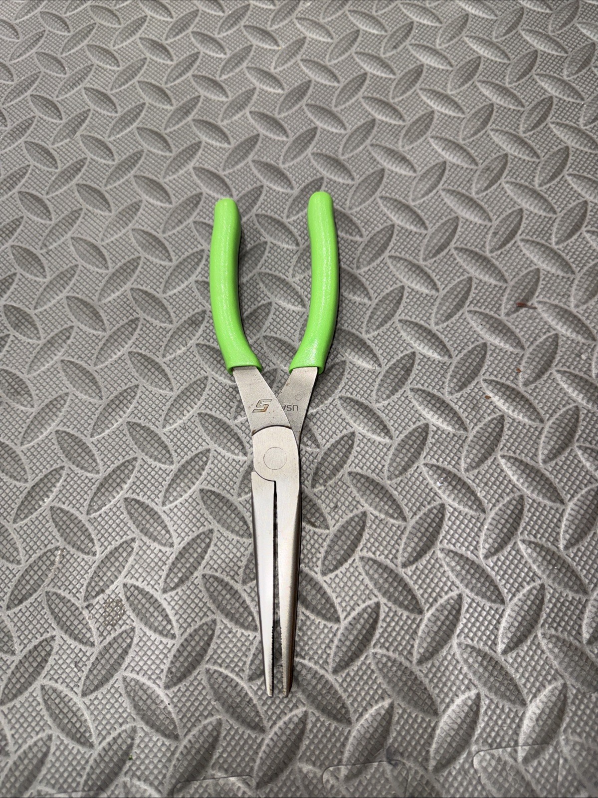*NEW* Snap On Tools 97ACF Green Comfort Grip Needle Nose Pliers – FREE SHIPPING