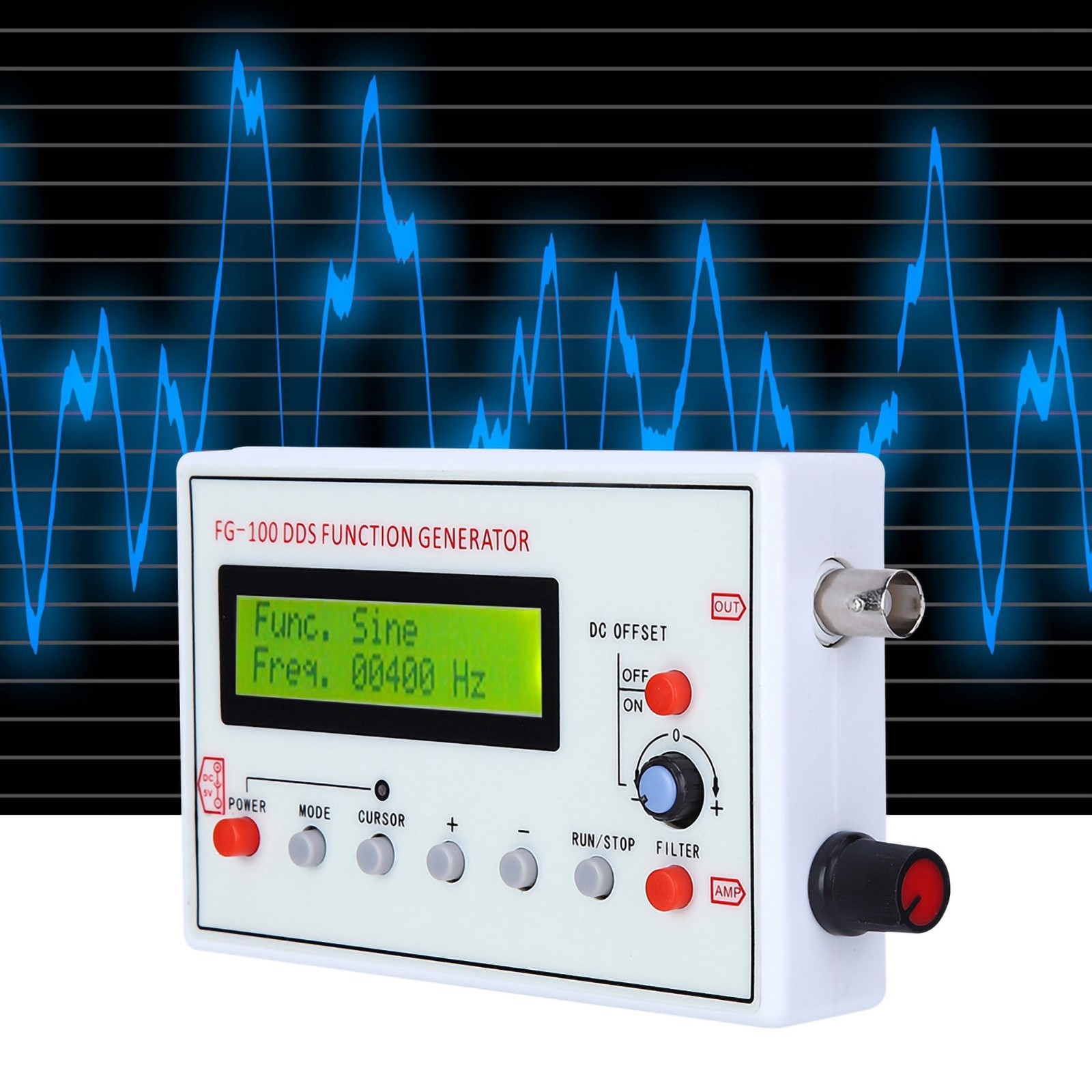FG‑100 DDS Function Generator For Oscilloscope Calibration