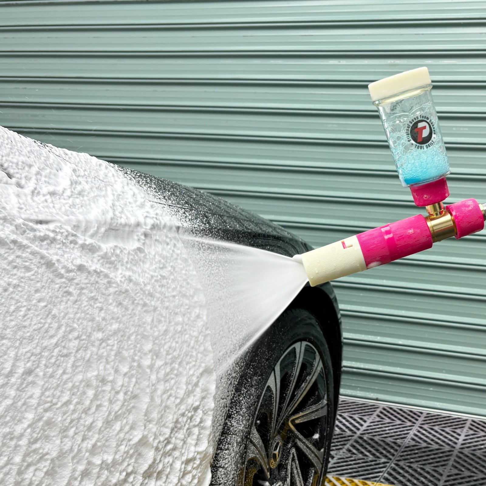 Tool Daily Foam Cannon for Pressure Washer, Original Soap Car Pink