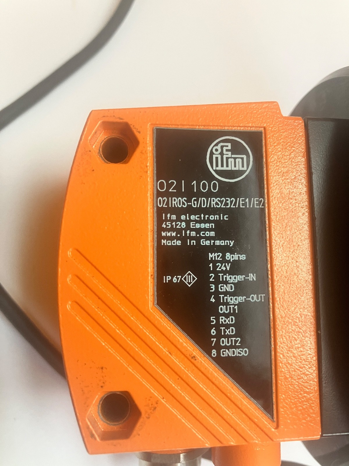 CE ROHS LAZERLIGHT QRL-090050-66 WITH IFM O2I-100 MULTICODE READER 68 X 50MM