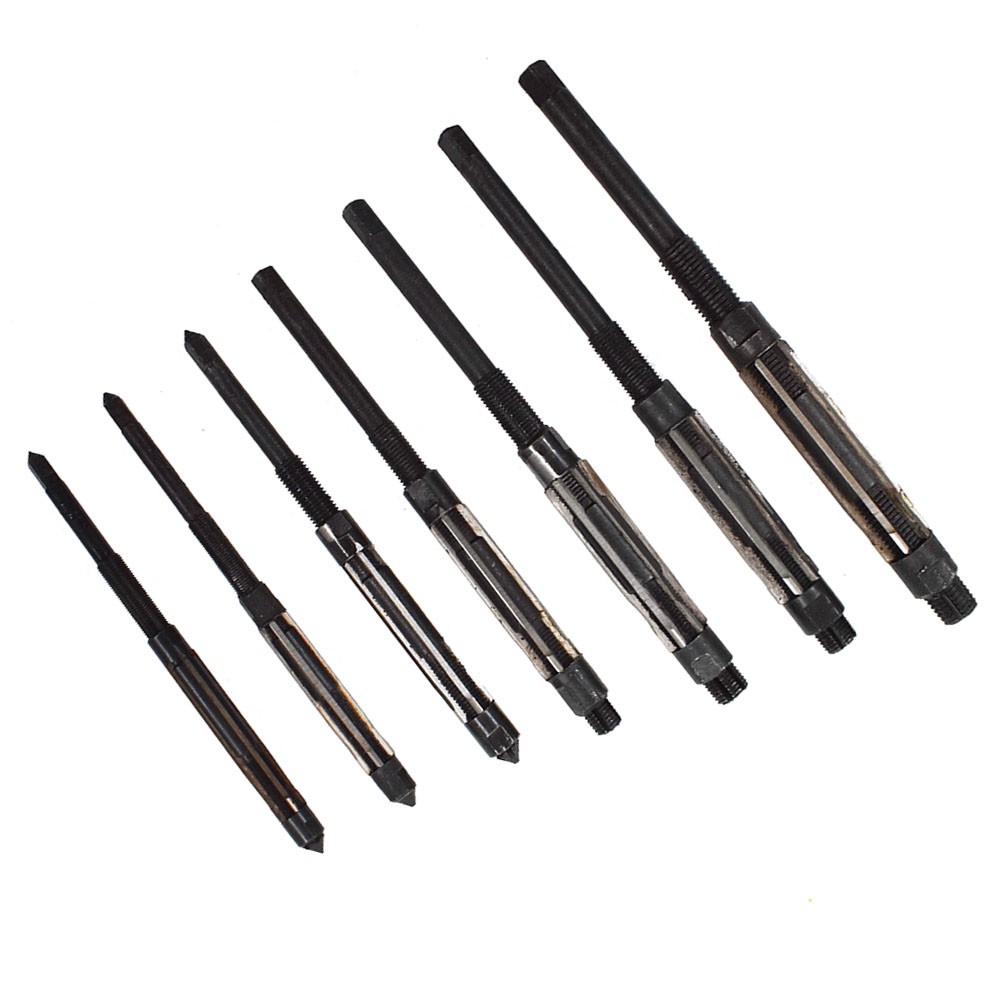 7 Pieces Adjustable Hand Reamers Set 8/A to 2/A Size 1/4 -15/32” HSS