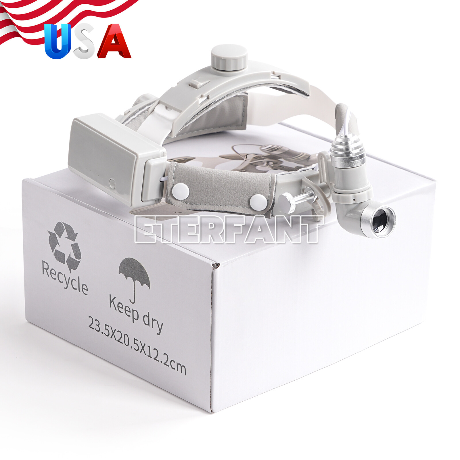 Dental 10W LED Medical Headband Head Light Good Light Spot ENT Specific Headlamp