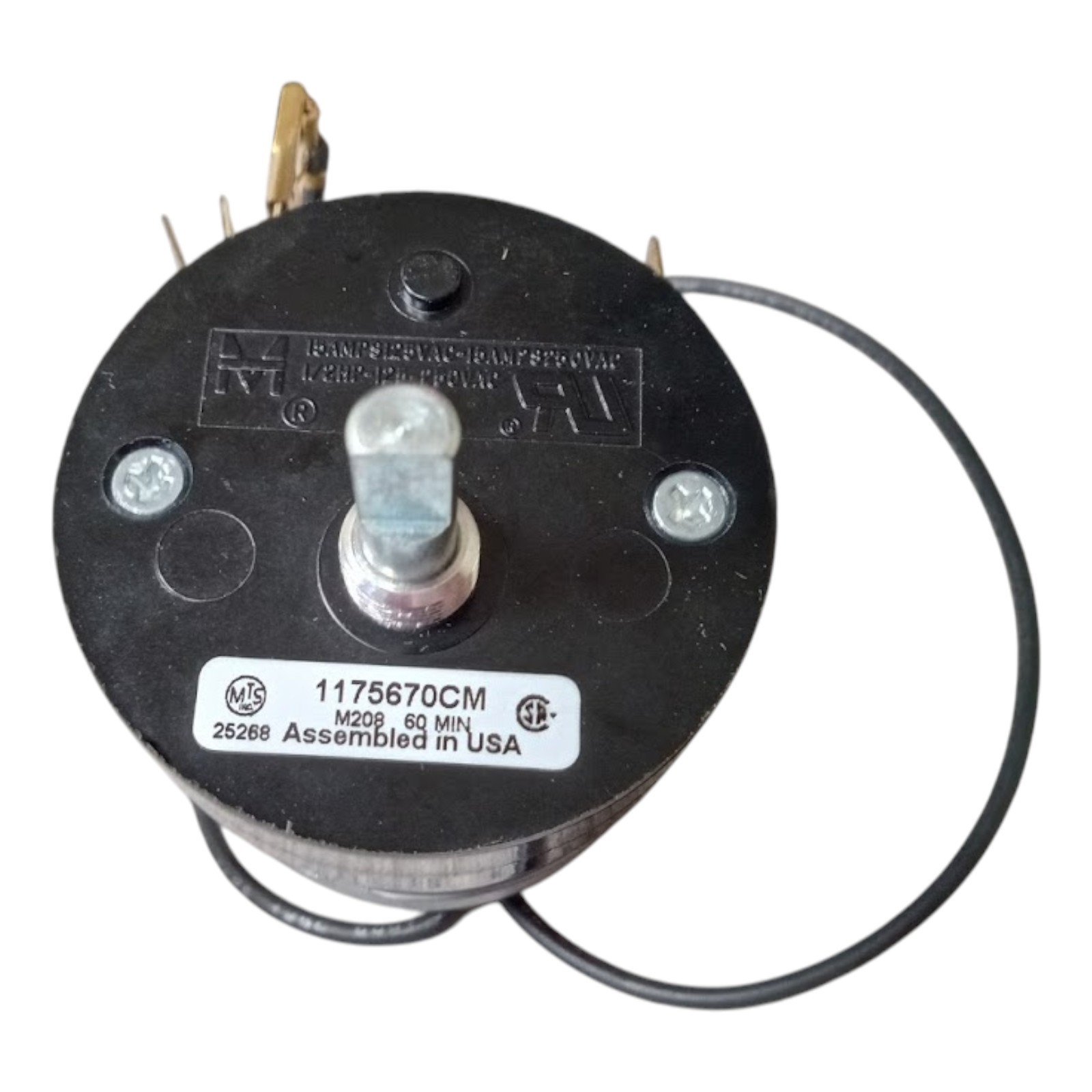Commercial Oven Timer for Southbend 1175670 115 Volts 60 Minutes