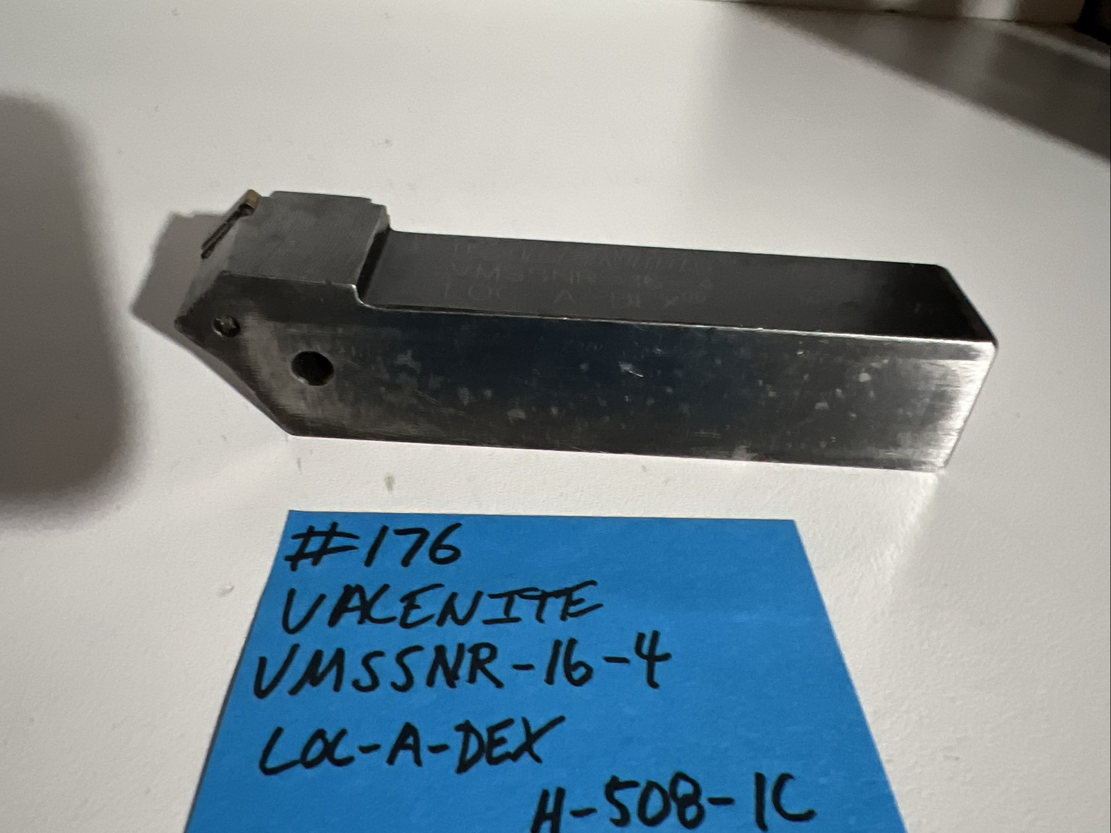 valenite VMSSNR-16-4 indexible carbide lathe toolholder 5”OAL 1”Shank Turning
