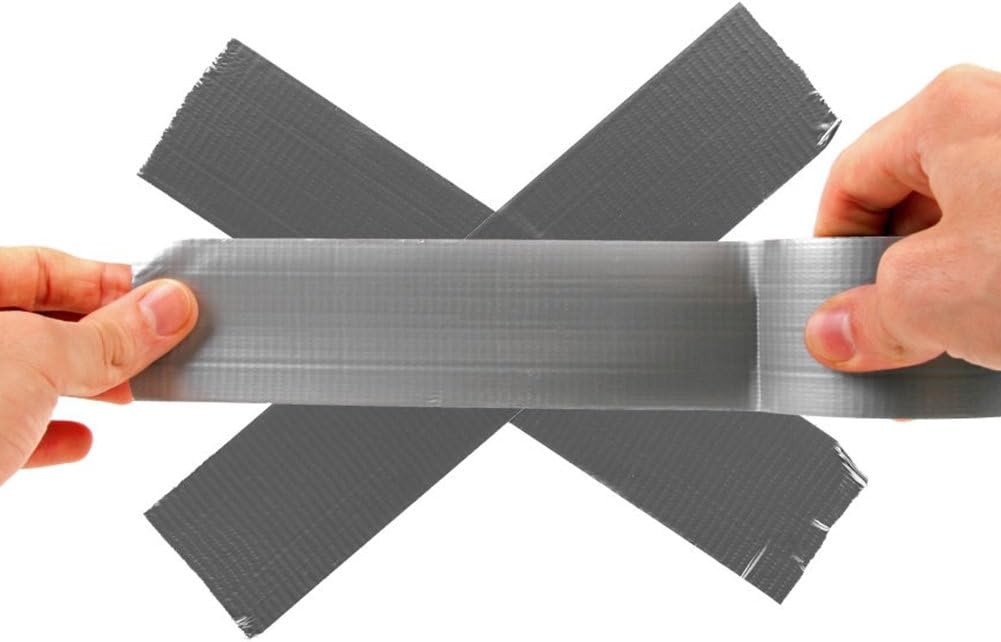 Silver Gray Duct Tape, 1.88 Inches Width x 35 Yard, 3 Rolls | Heavy duty adhe…