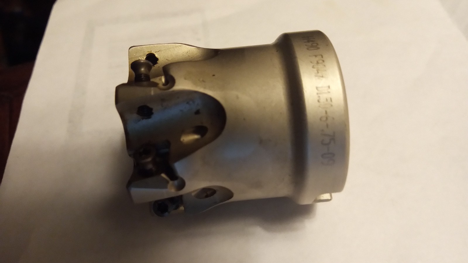 Iscar 1.5″ H490 F90AX D1.50-06-.75-09 Face Mill Indexable HELI3MILL Cutter