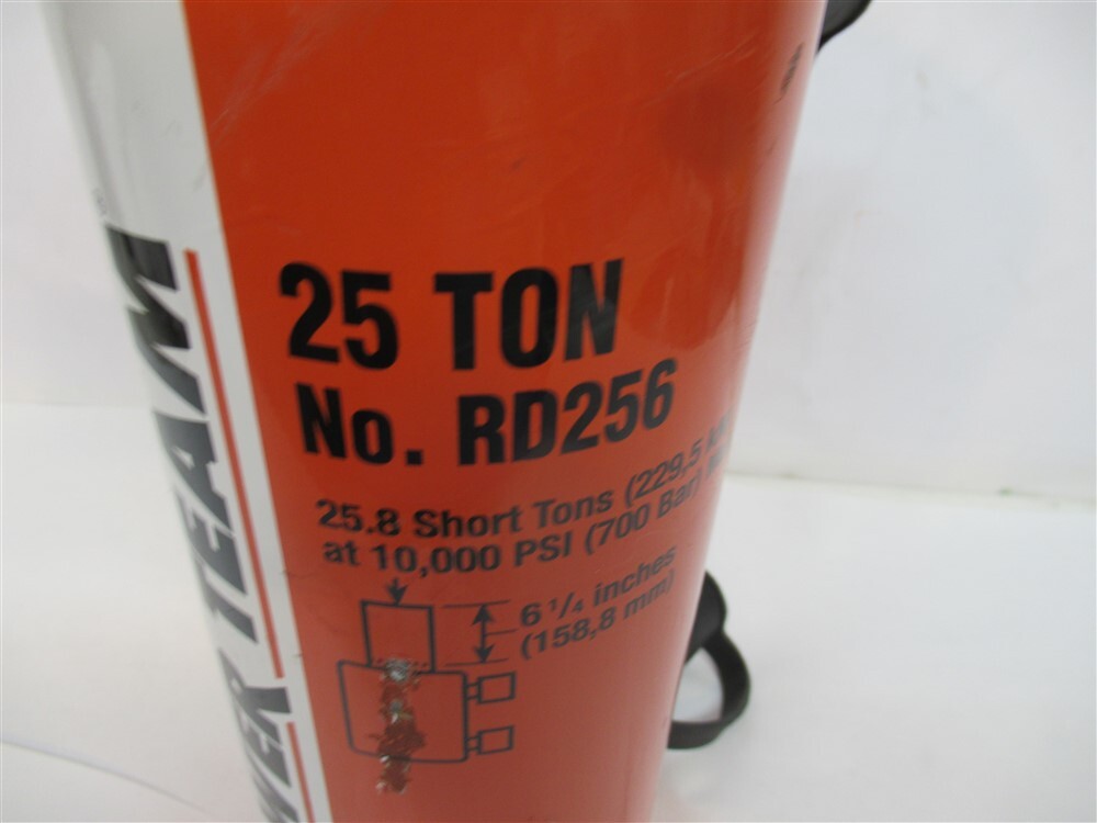 SPX RD256, 25 Ton Double Acting Hydraulic Cylinder, 6.250″ Stroke