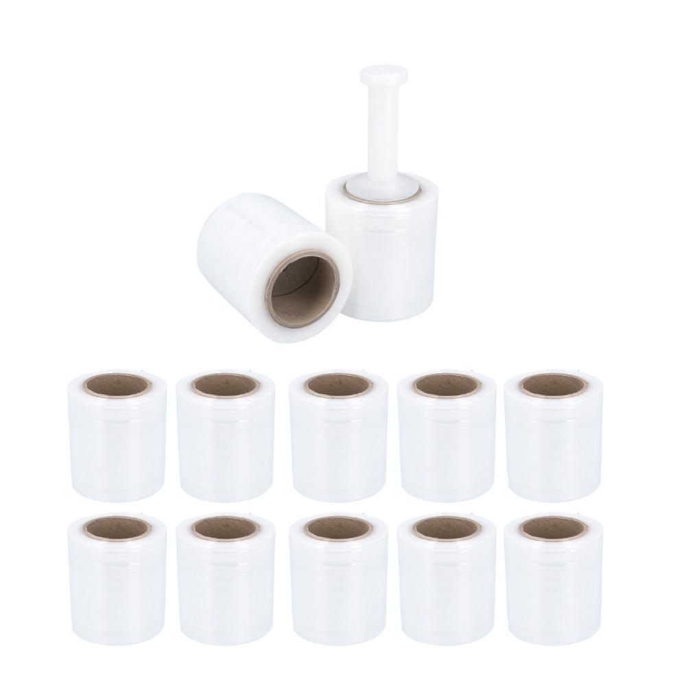 Shrink Stretch Wrap Mini Bundling Film with 1 Plastic Handle/Case – Size & Rolls