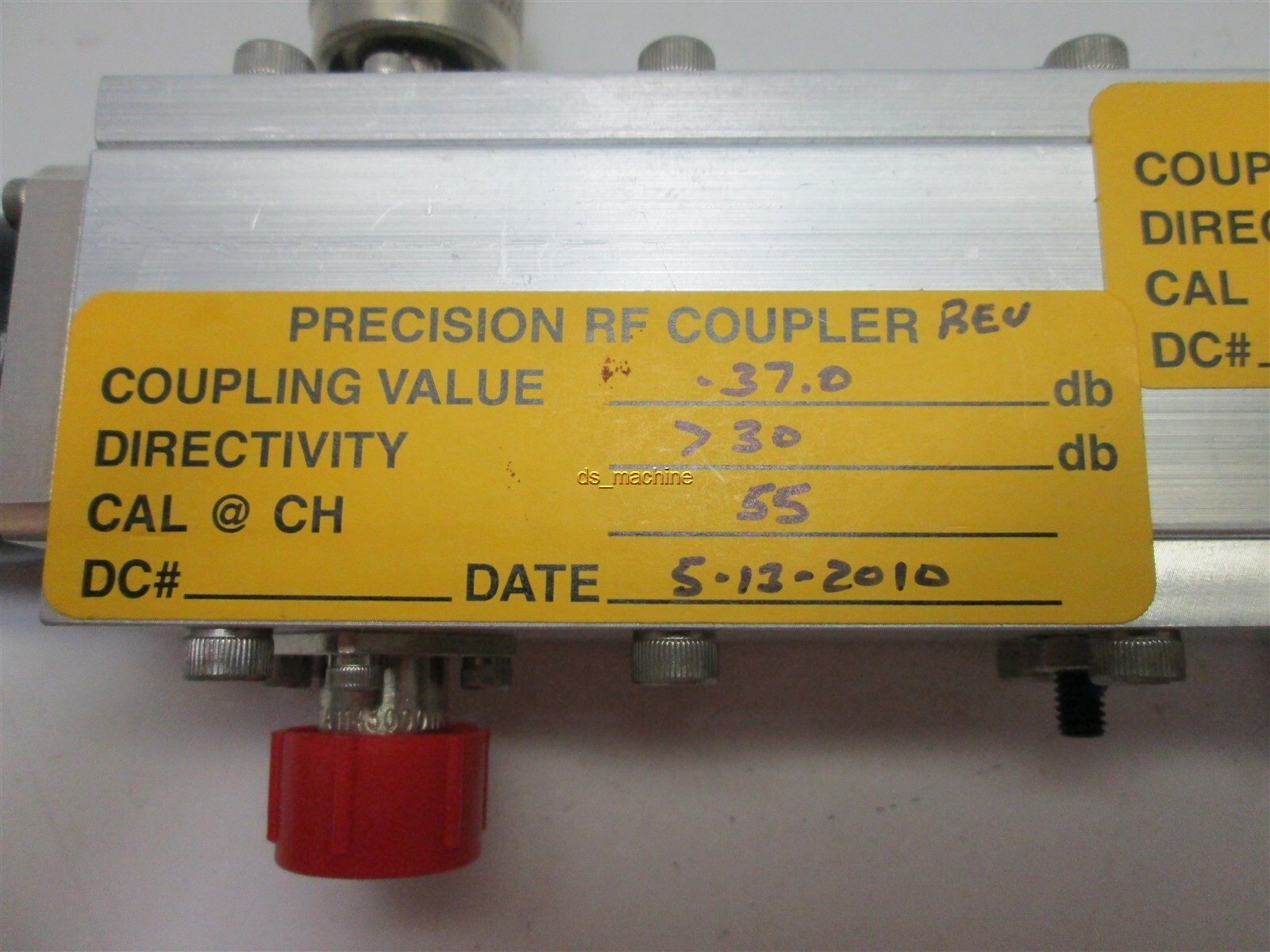 Dielectric Precision RF Coupler Coupling Value -37.0 db Directivity 30 db