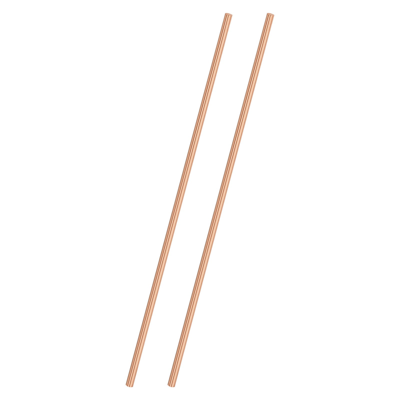 2-Pack Copper Round Rod 4mm x 200mm T2 Copper Stock