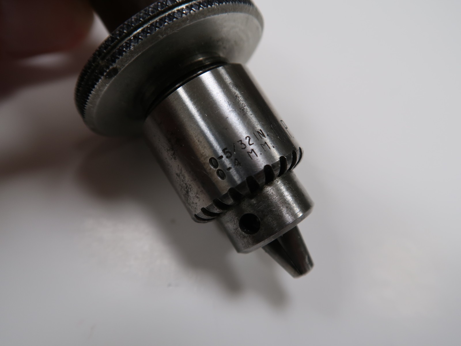 Jacobs No.0 Micro Drill Chuck With Sensitive Hand Feed Spindle Adapter 5/32″ Cap