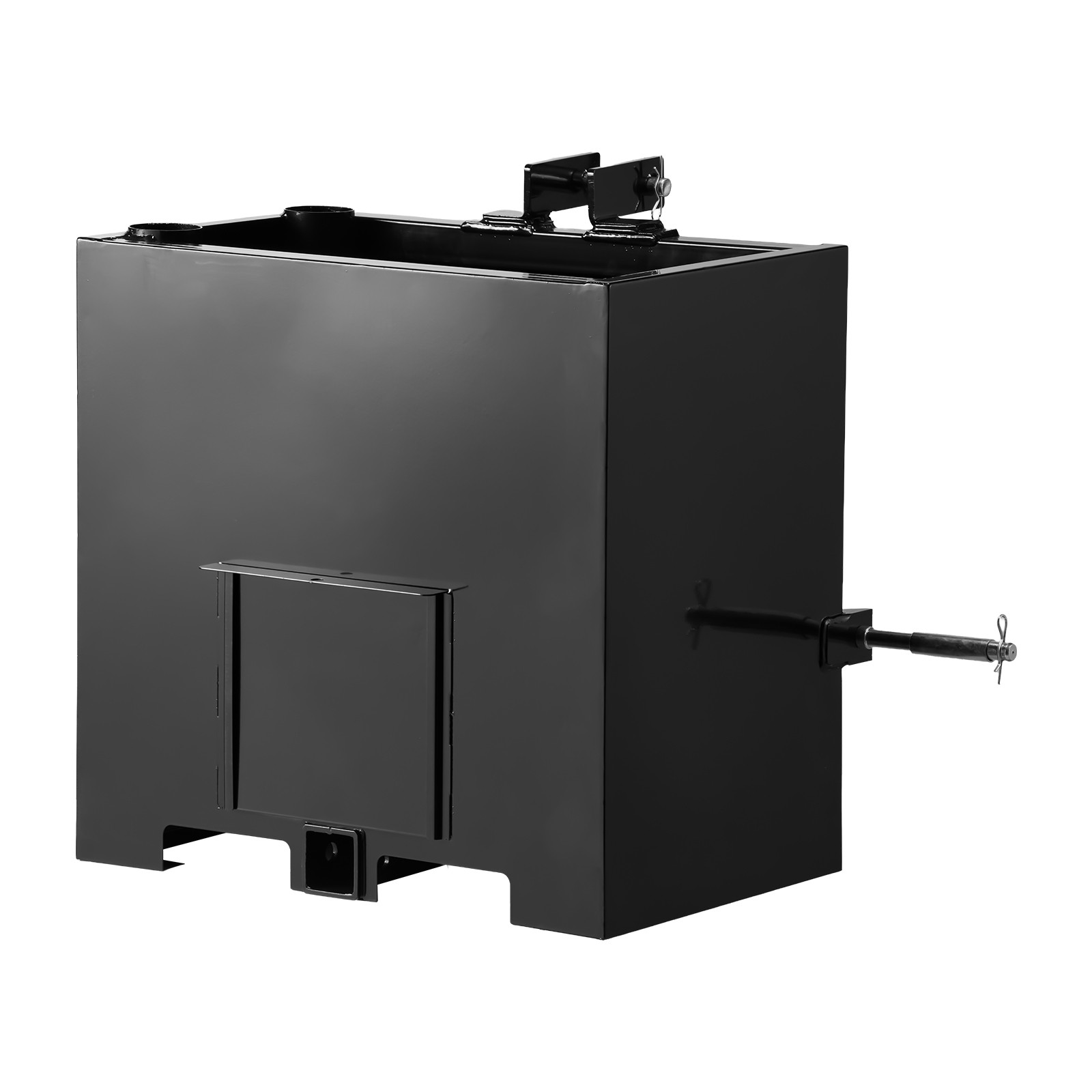 Ballast Box 3 Point Category 1 Tractor 5ft³ Capacity 800lb Black Quick Hitch