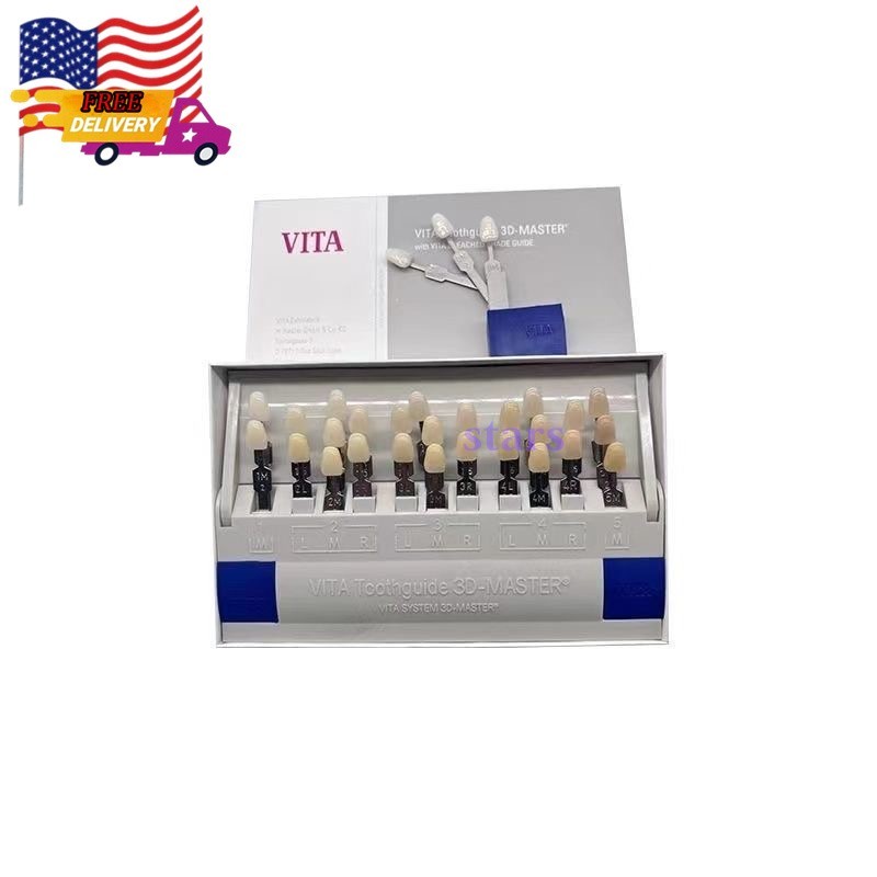 VITA Toothguide 3D Master with VITA Bleached Dental 29 Colors Shade Guide USA