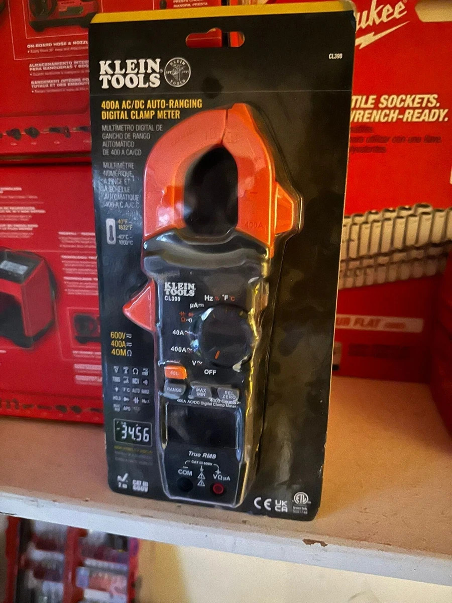 Klein Tools CL390 Auto-Ranging Digital Clamp Meter (CL390)