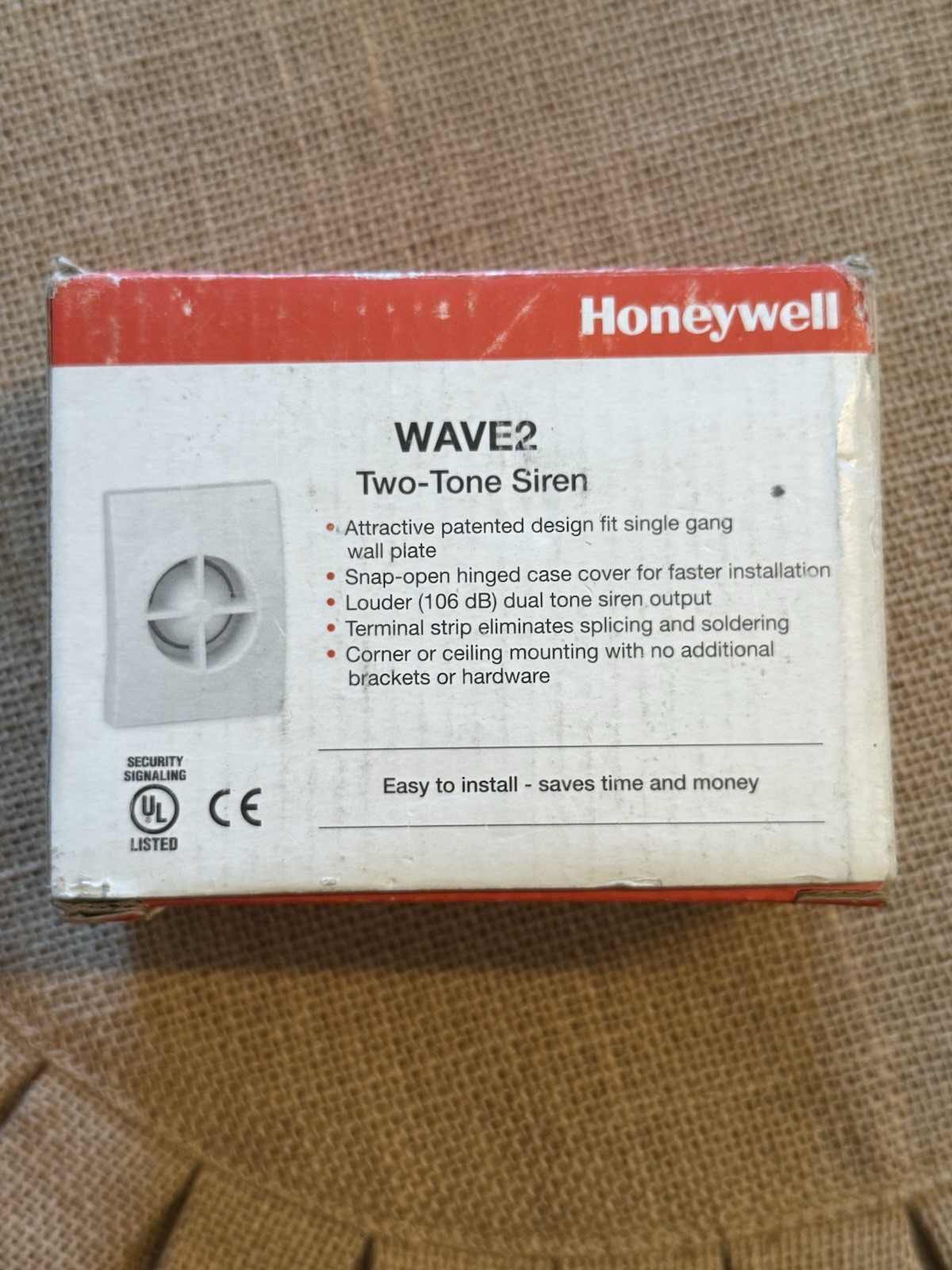 Honeywell Wave2 Two – Tone Siren (106 dB) Dual Tone Siren Output 12VDC 500mA