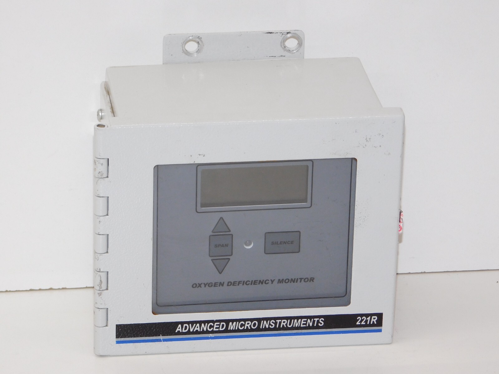 AMI Advanced Micro Instruments 221R Area Safety Monitor Oxygen Deficiency Unit