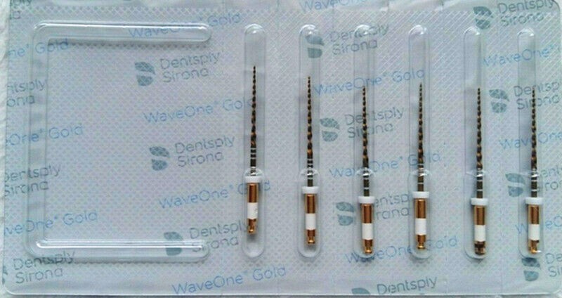 SALE! Waveone Gold Wave One Gold Endodontic File Root Canal Dentsply 6pcs/Pk