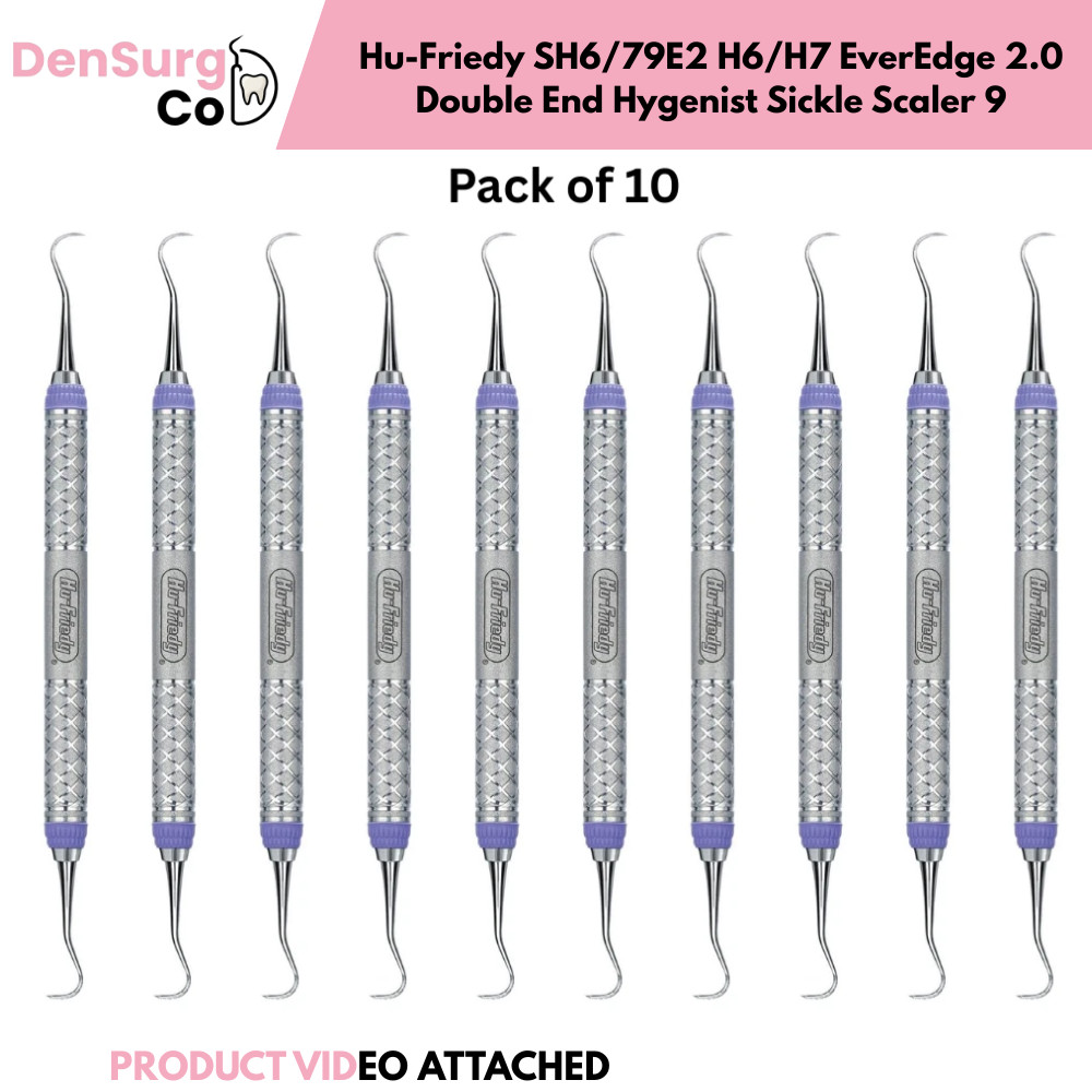 Hu-Friedy SH6/79E2 H6/H7 EverEdge 2.0 Double End Hygenist Sickle Scaler 9