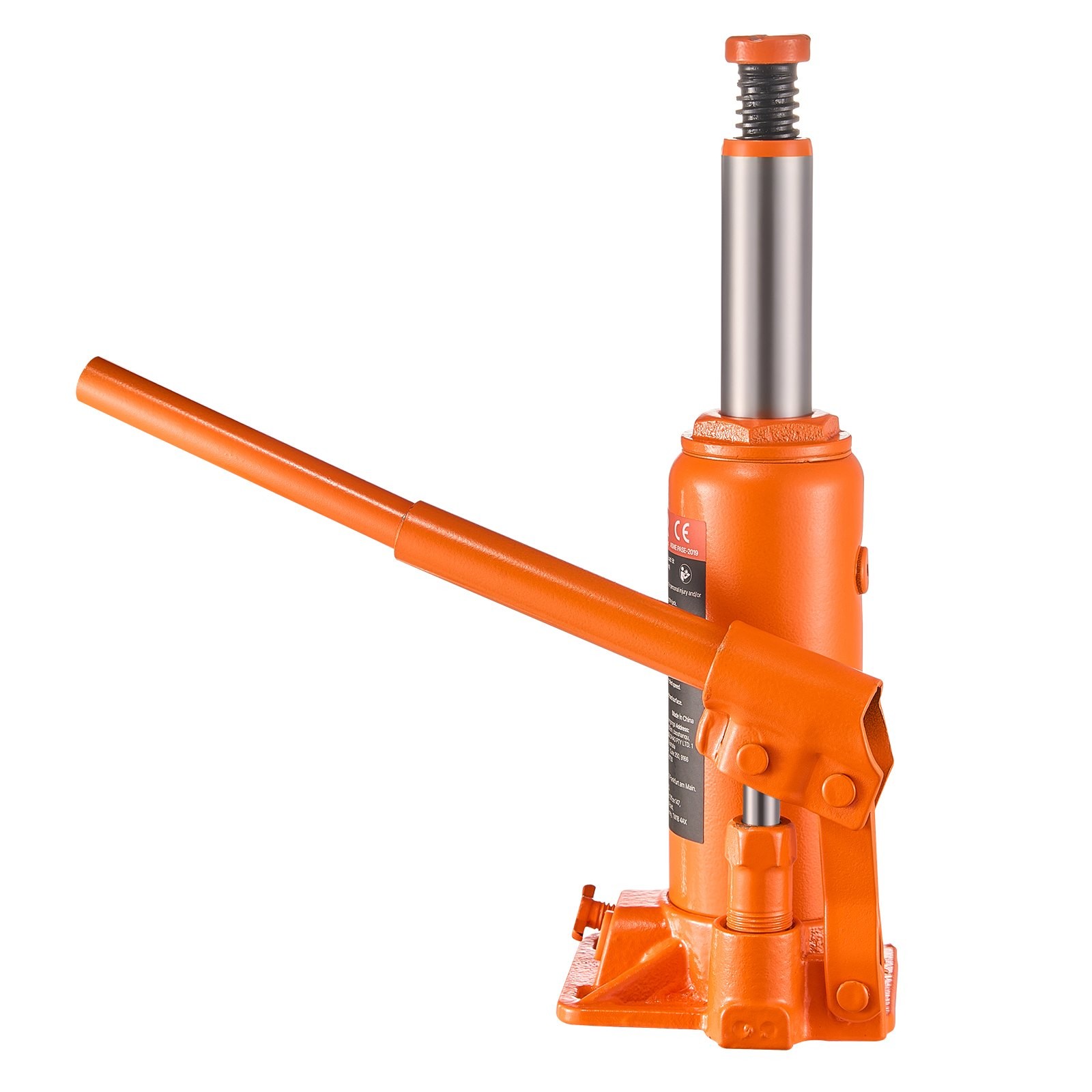 Hydraulic Bottle Jack, 6 Ton (13227.6 lbs) Capacity, 7.7-14.8 Inch Lifting Range