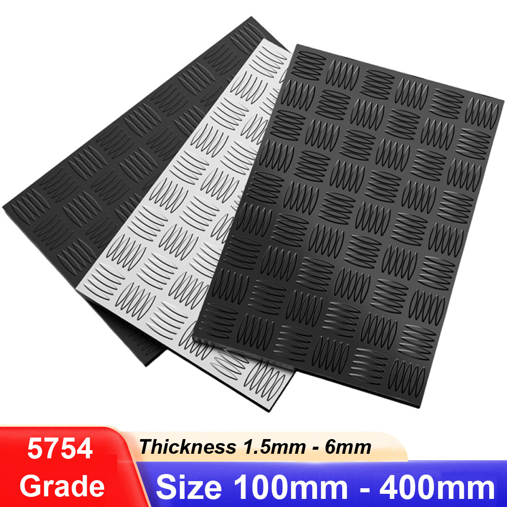 Aluminium Chequer Tread Plate Durbar 5 Bar 1.5mm – 6mm multiple sizes grade 5754