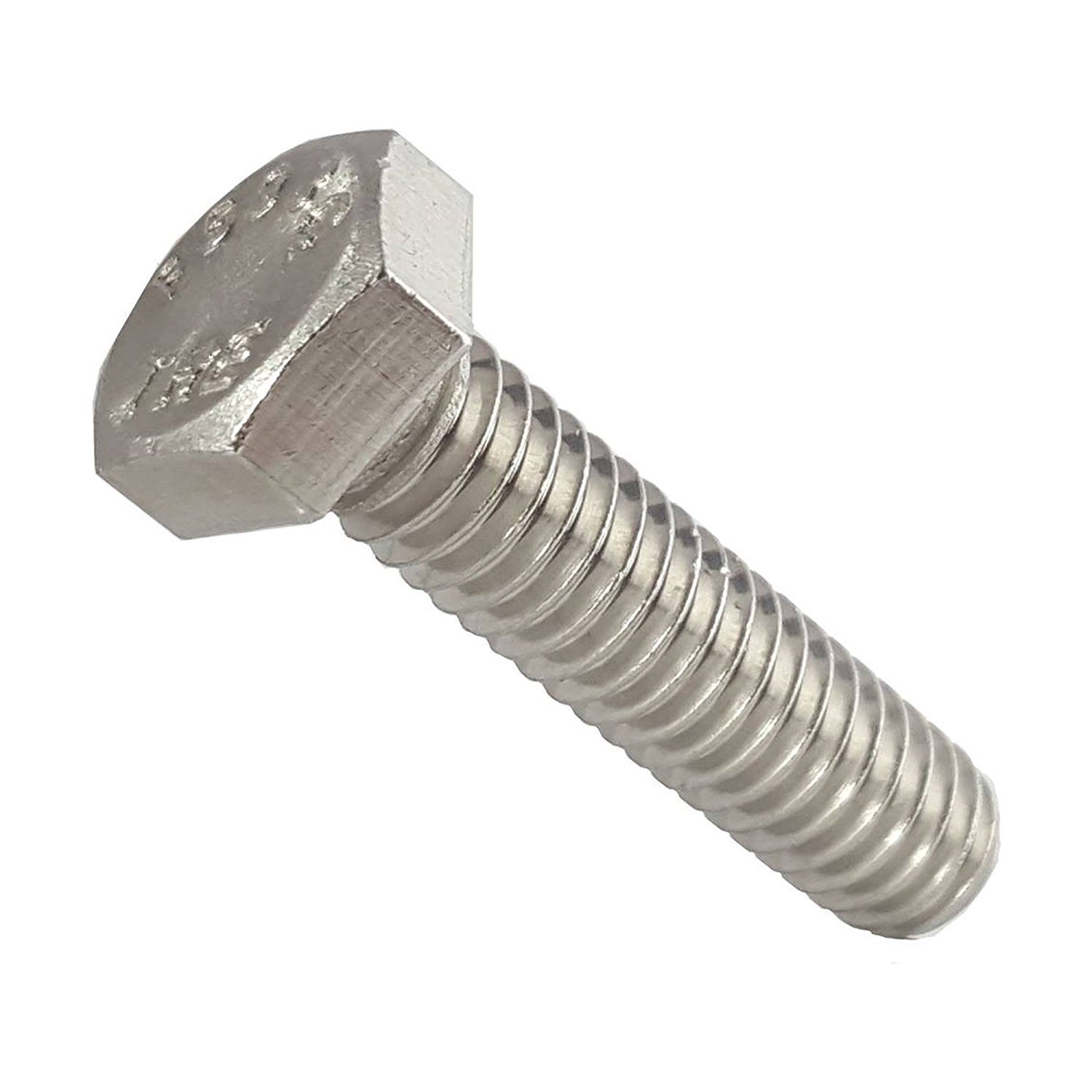 1/2-13 x 6″ Hex Head Bolts Stainless Steel Fully Threaded Qty 10