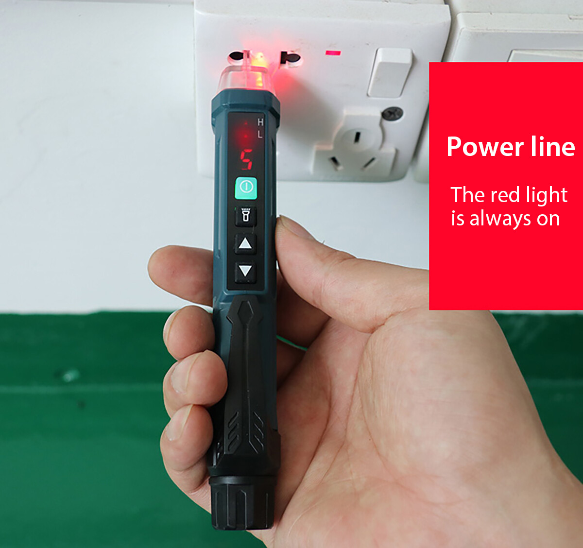 LED AC Electrical Voltage Power Detector Sensor Tester Non-Contact Pen 12-1000V