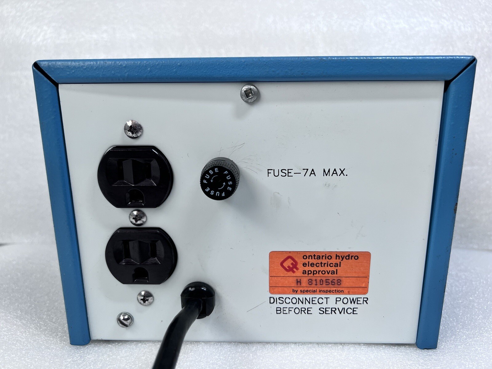 RARE HAMMOND MANUFACTURING LINE VOLTAGE ADJUSTER AUTO TRANSFORMER 173C