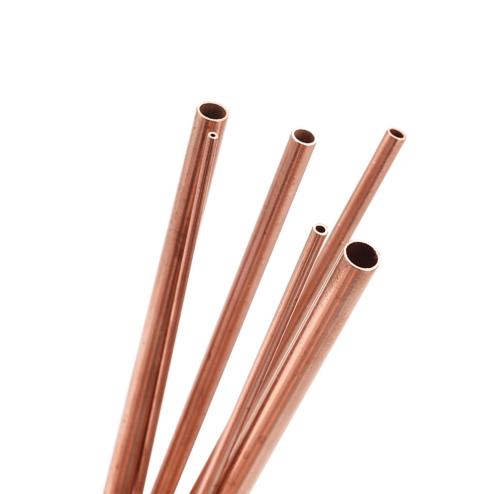 Copper Tube 8mm – 13mm OD x 0.5mm Thickness 200mm Length Metal Tubing Set of 6